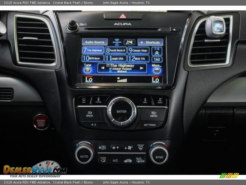 2018 Acura RDX FWD Advance Crystal Black Pearl / Ebony Photo #28