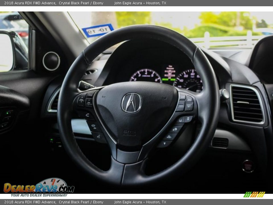 2018 Acura RDX FWD Advance Crystal Black Pearl / Ebony Photo #30