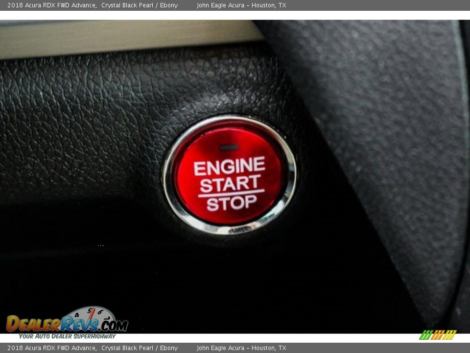 2018 Acura RDX FWD Advance Crystal Black Pearl / Ebony Photo #31