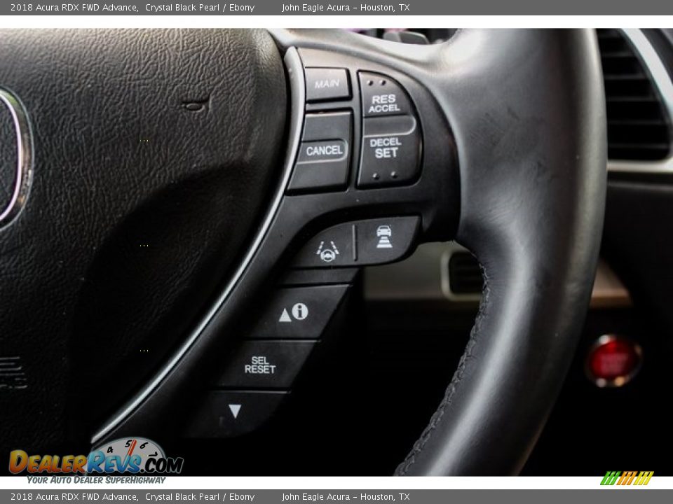 2018 Acura RDX FWD Advance Crystal Black Pearl / Ebony Photo #34