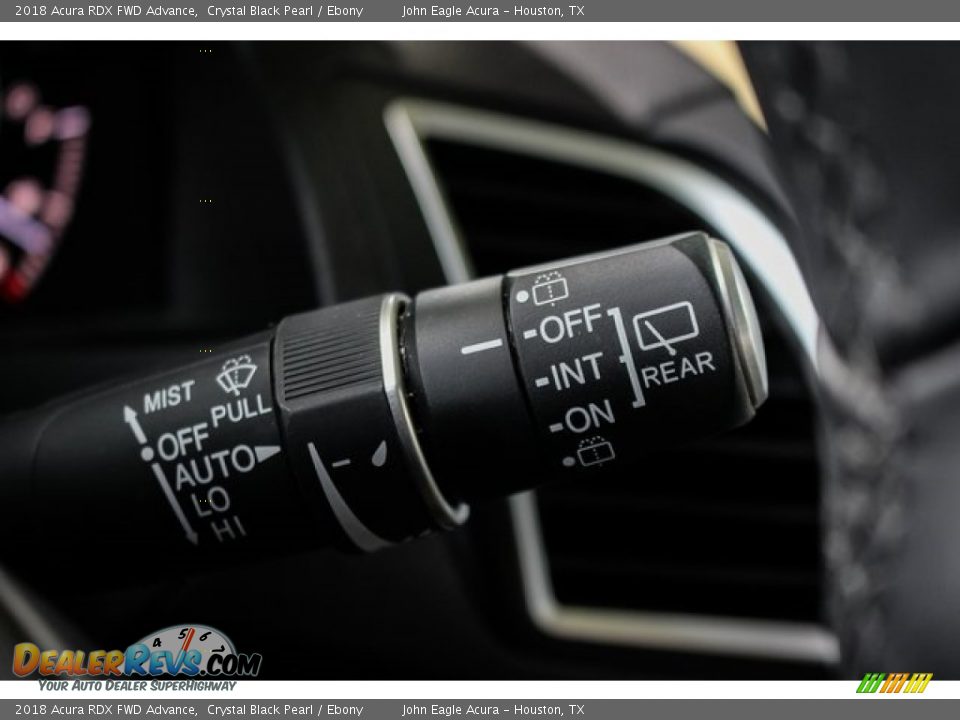 2018 Acura RDX FWD Advance Crystal Black Pearl / Ebony Photo #36