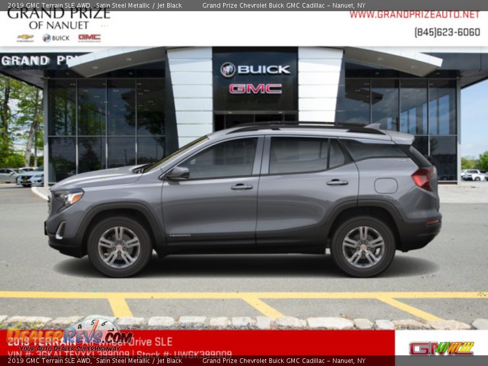 2019 GMC Terrain SLE AWD Satin Steel Metallic / Jet Black Photo #2