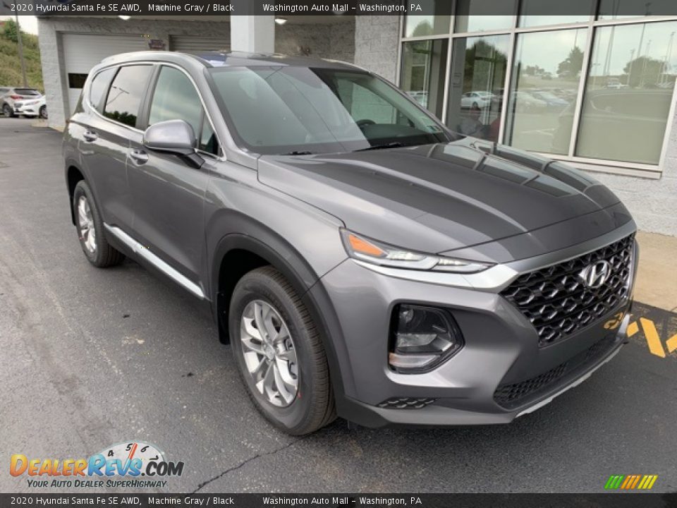 Front 3/4 View of 2020 Hyundai Santa Fe SE AWD Photo #2