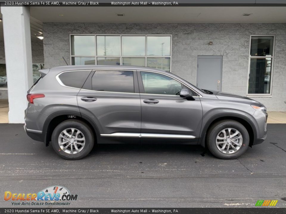 Machine Gray 2020 Hyundai Santa Fe SE AWD Photo #3