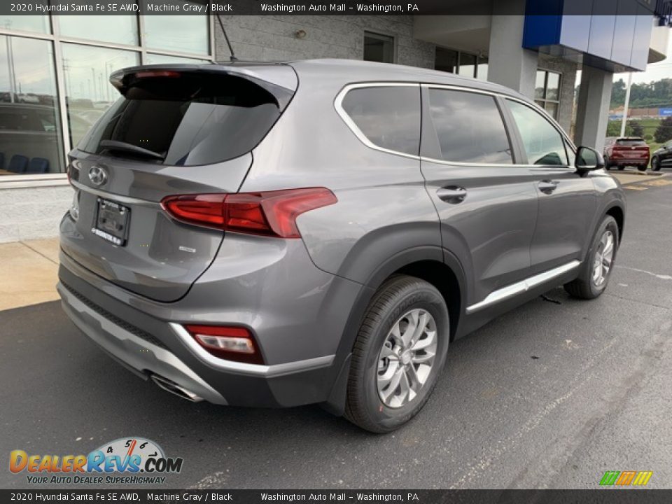 2020 Hyundai Santa Fe SE AWD Machine Gray / Black Photo #4