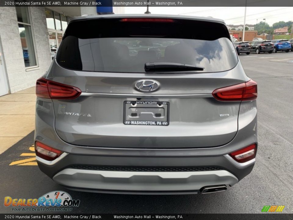2020 Hyundai Santa Fe SE AWD Machine Gray / Black Photo #5