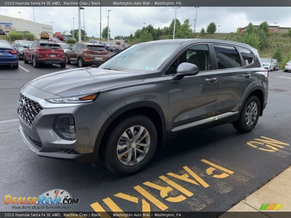 2020 Hyundai Santa Fe SE AWD Machine Gray / Black Photo #7