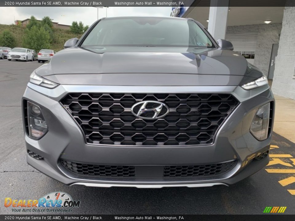 2020 Hyundai Santa Fe SE AWD Machine Gray / Black Photo #8