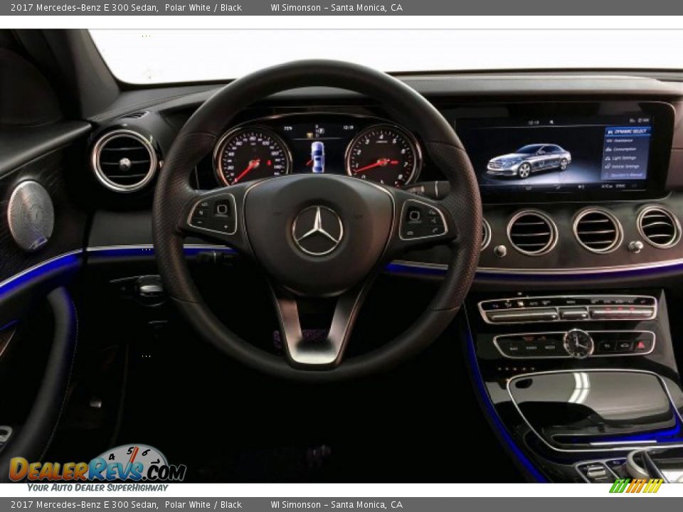 2017 Mercedes-Benz E 300 Sedan Polar White / Black Photo #4