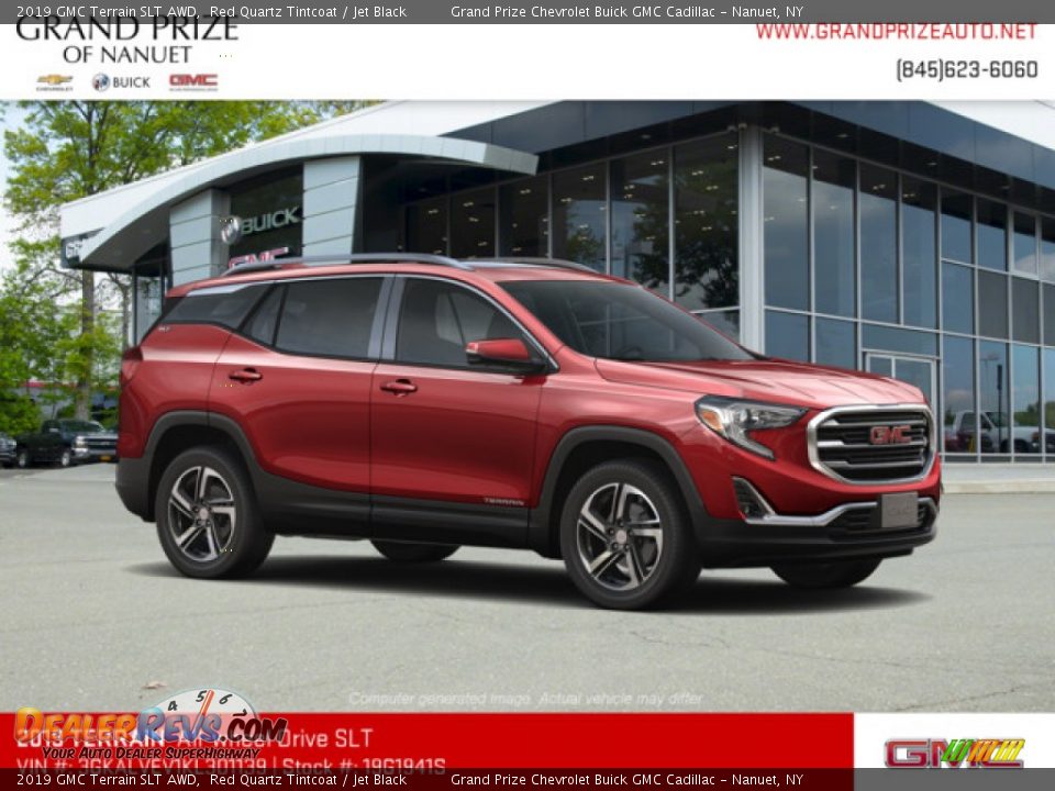 2019 GMC Terrain SLT AWD Red Quartz Tintcoat / Jet Black Photo #4