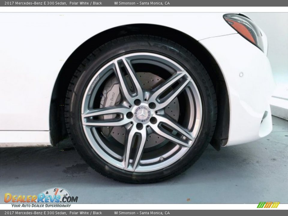 2017 Mercedes-Benz E 300 Sedan Polar White / Black Photo #8