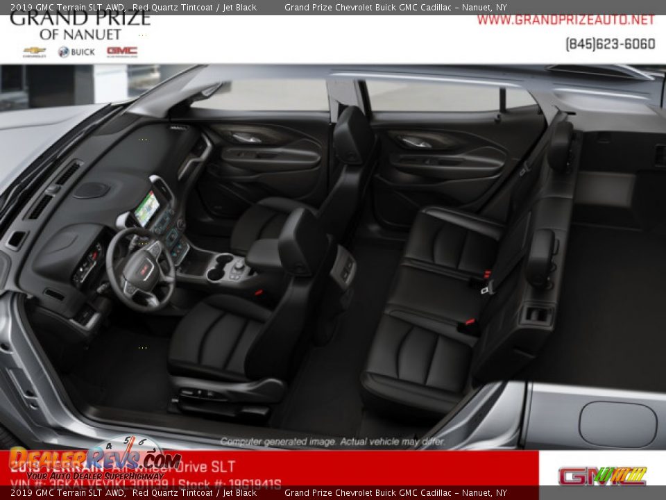 2019 GMC Terrain SLT AWD Red Quartz Tintcoat / Jet Black Photo #7