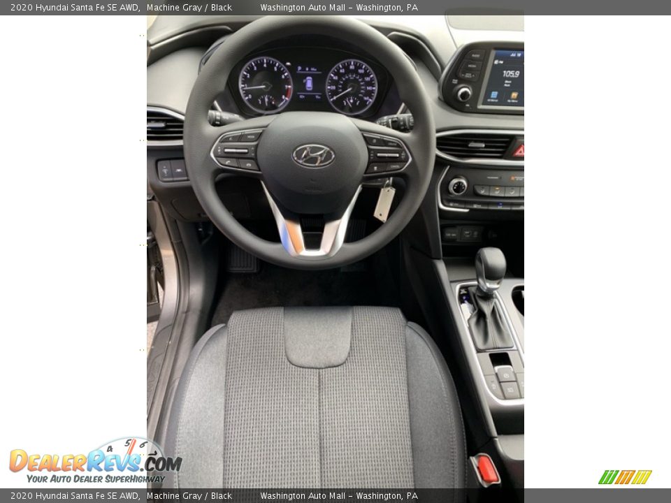 2020 Hyundai Santa Fe SE AWD Machine Gray / Black Photo #14