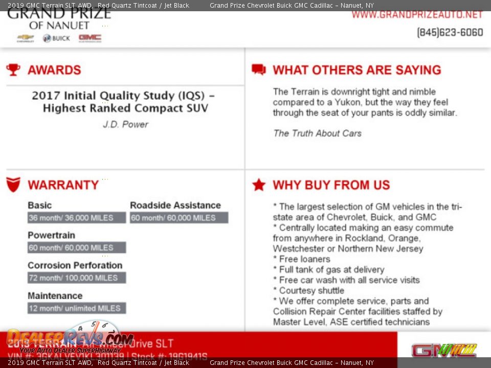 2019 GMC Terrain SLT AWD Red Quartz Tintcoat / Jet Black Photo #11