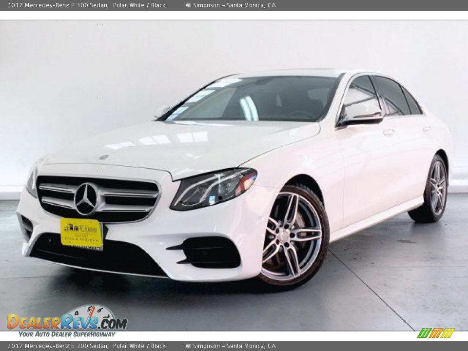 2017 Mercedes-Benz E 300 Sedan Polar White / Black Photo #12