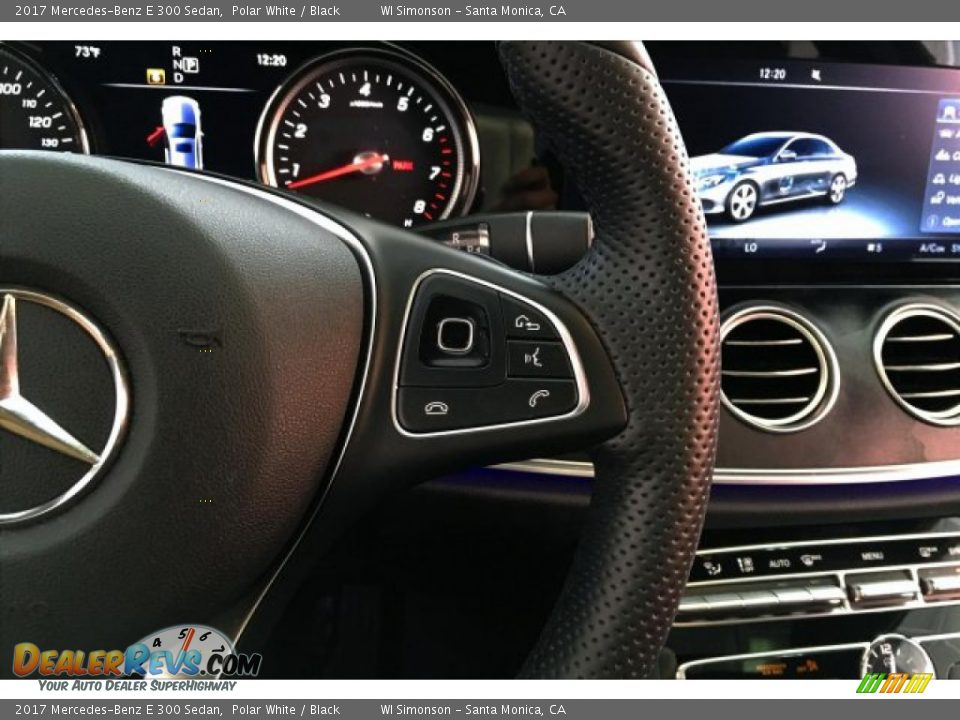 2017 Mercedes-Benz E 300 Sedan Polar White / Black Photo #19