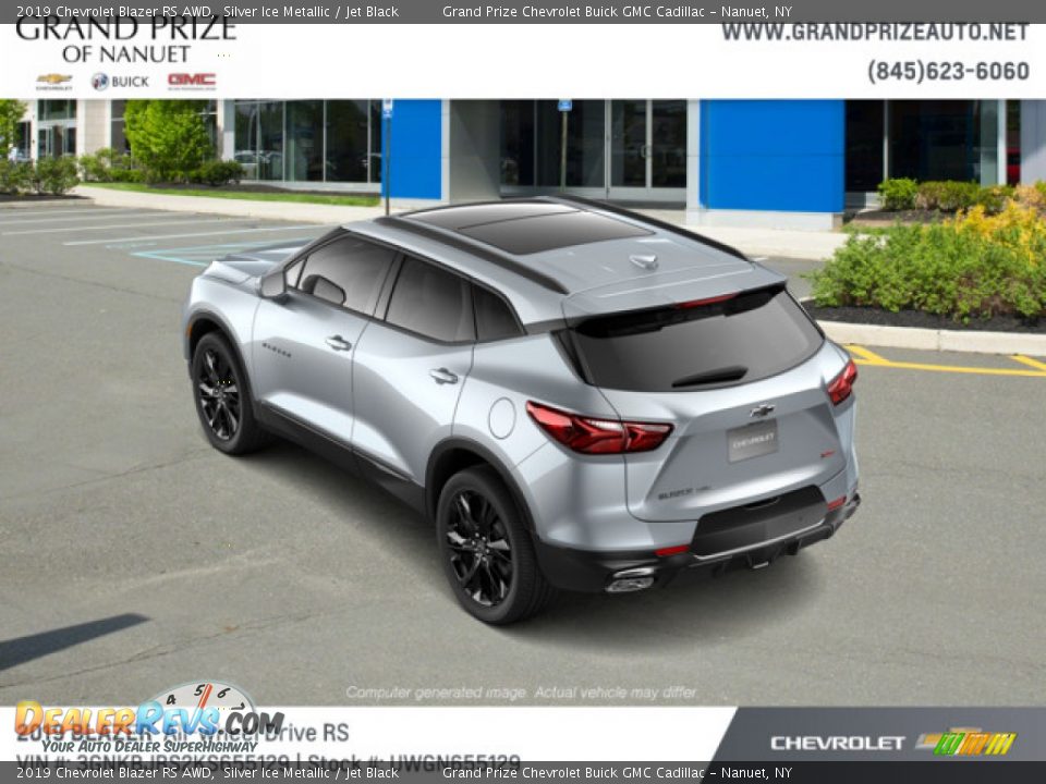 2019 Chevrolet Blazer RS AWD Silver Ice Metallic / Jet Black Photo #4