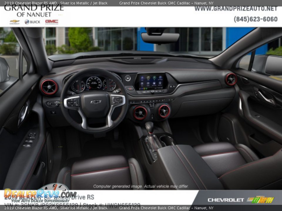 2019 Chevrolet Blazer RS AWD Silver Ice Metallic / Jet Black Photo #7
