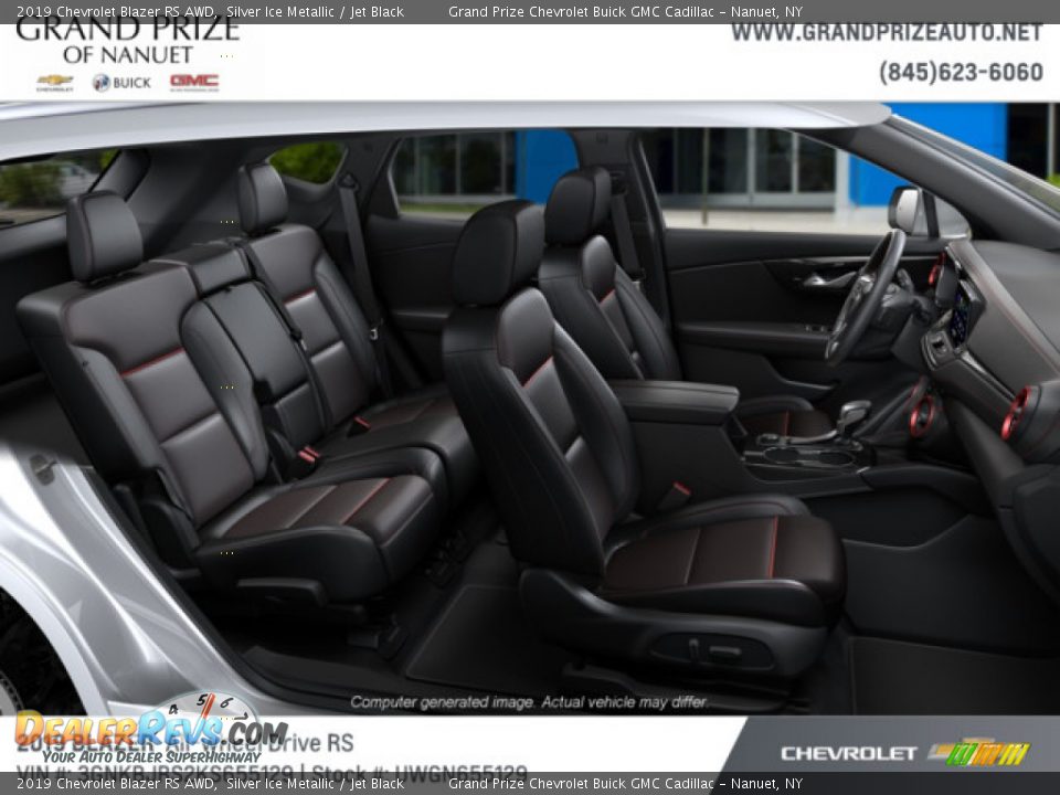 2019 Chevrolet Blazer RS AWD Silver Ice Metallic / Jet Black Photo #8