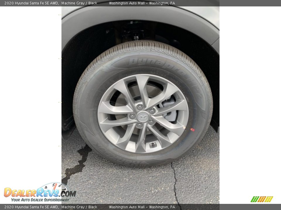 2020 Hyundai Santa Fe SE AWD Machine Gray / Black Photo #30
