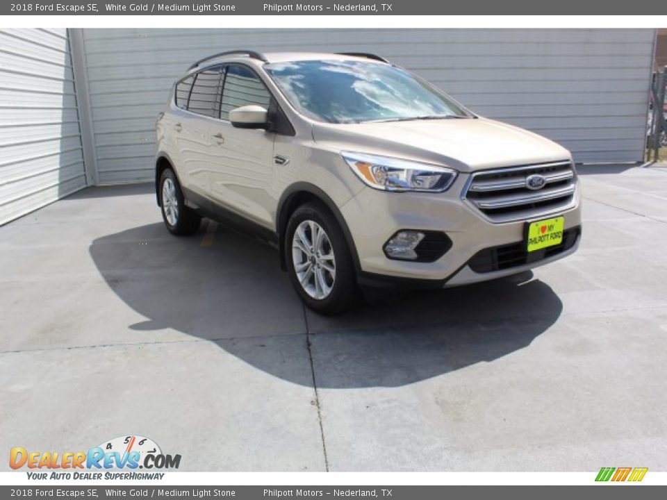 2018 Ford Escape SE White Gold / Medium Light Stone Photo #2