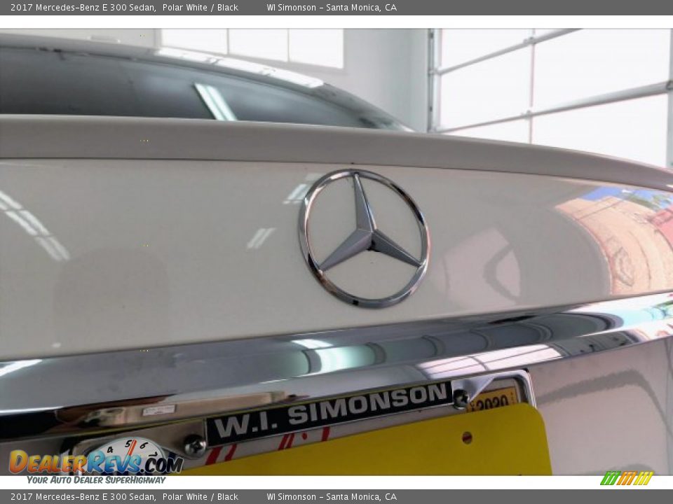 2017 Mercedes-Benz E 300 Sedan Polar White / Black Photo #27