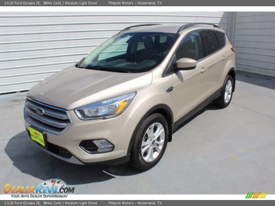 2018 Ford Escape SE White Gold / Medium Light Stone Photo #4
