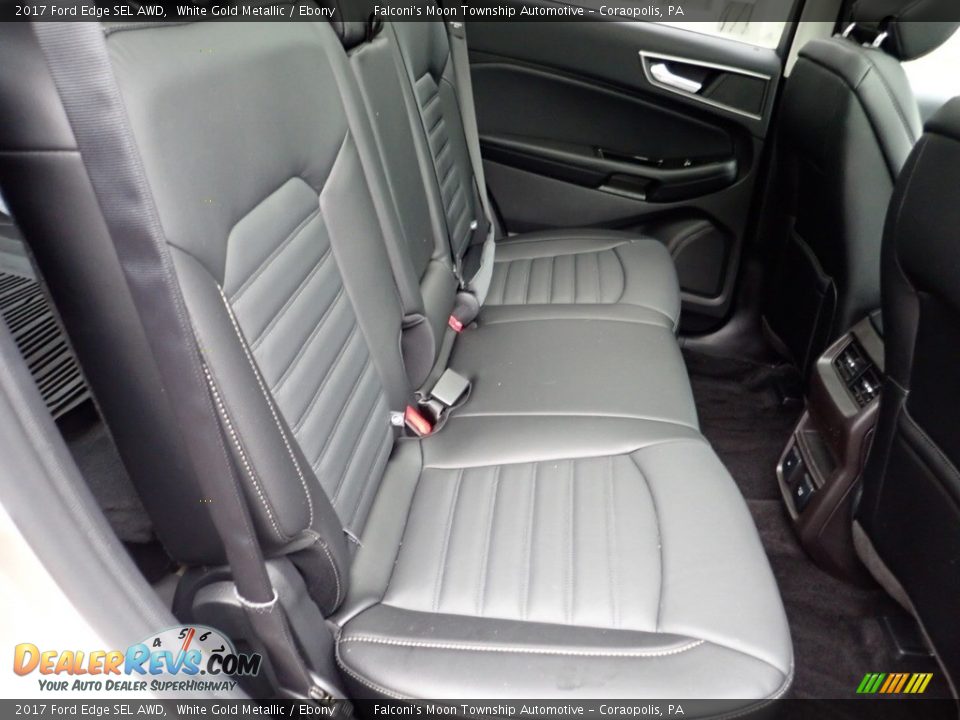 2017 Ford Edge SEL AWD White Gold Metallic / Ebony Photo #14
