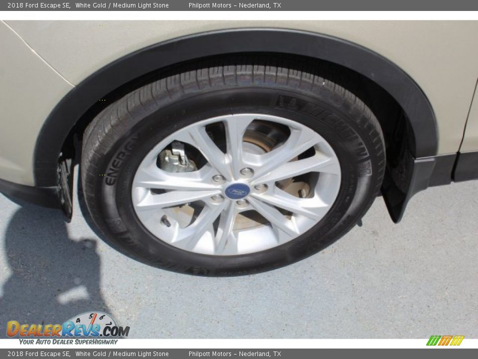 2018 Ford Escape SE White Gold / Medium Light Stone Photo #5