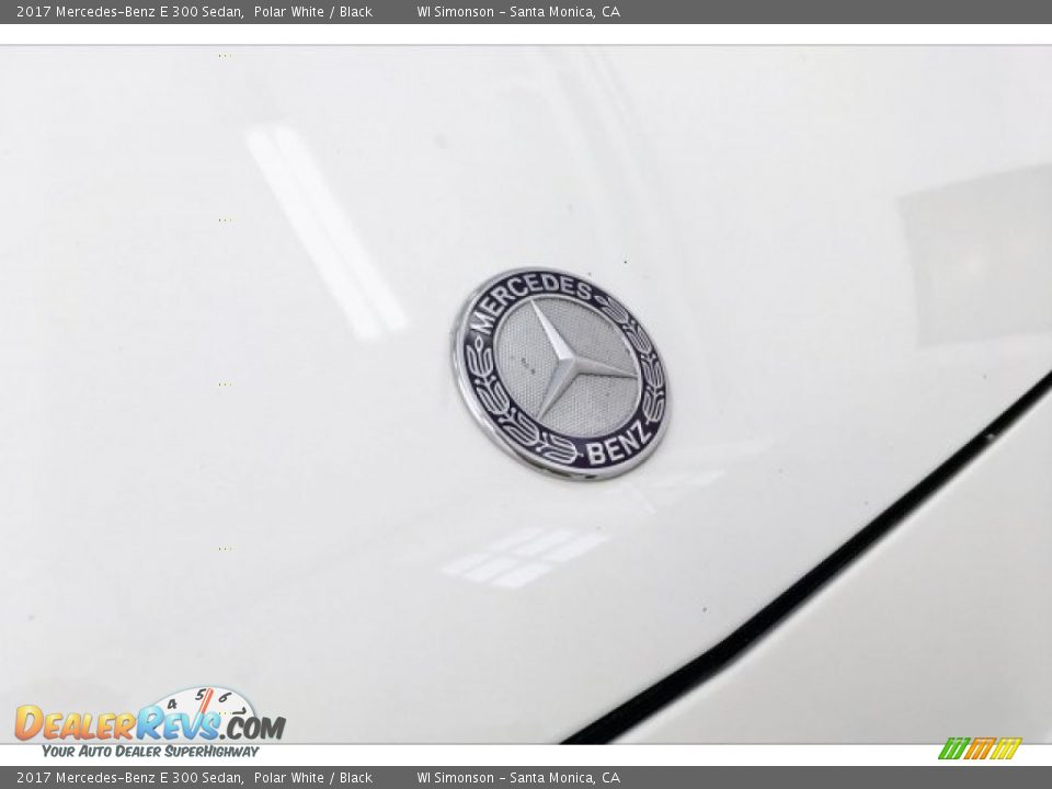 2017 Mercedes-Benz E 300 Sedan Polar White / Black Photo #33
