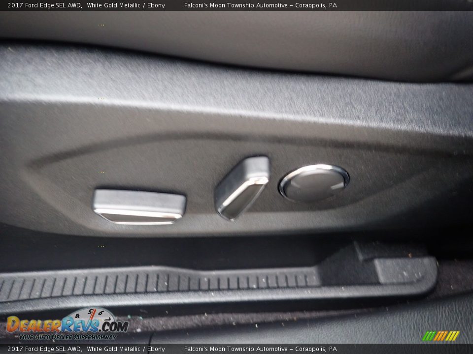 2017 Ford Edge SEL AWD White Gold Metallic / Ebony Photo #19
