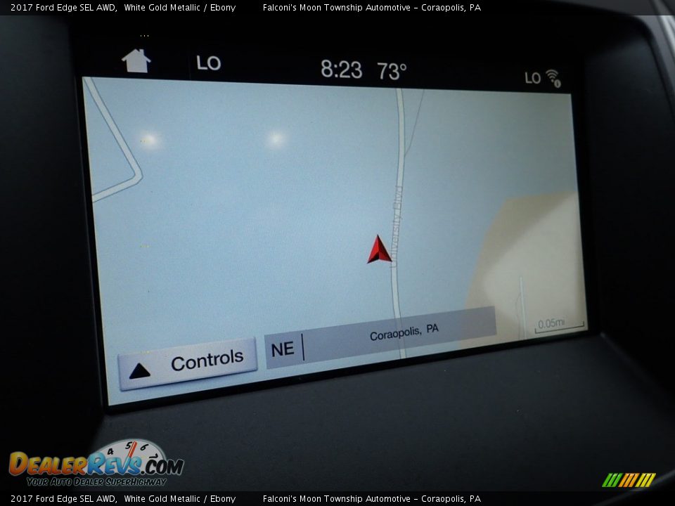 2017 Ford Edge SEL AWD White Gold Metallic / Ebony Photo #21