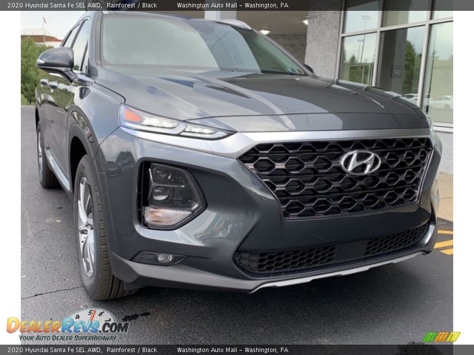 2020 Hyundai Santa Fe SEL AWD Rainforest / Black Photo #1