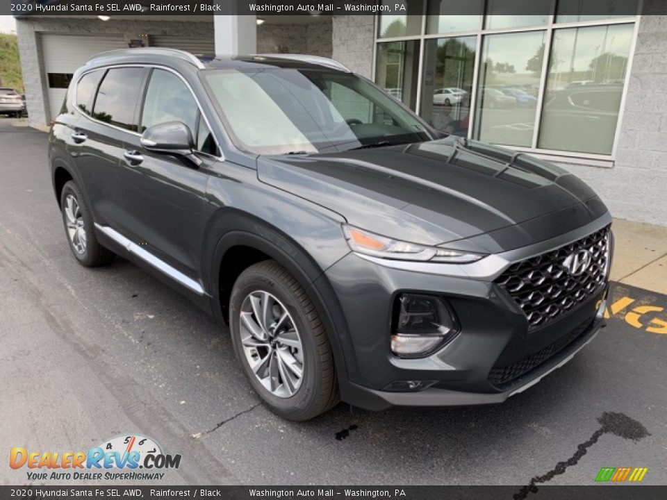 Front 3/4 View of 2020 Hyundai Santa Fe SEL AWD Photo #2