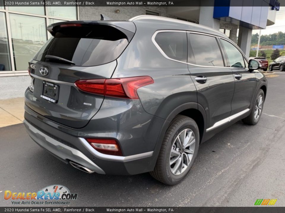 2020 Hyundai Santa Fe SEL AWD Rainforest / Black Photo #4