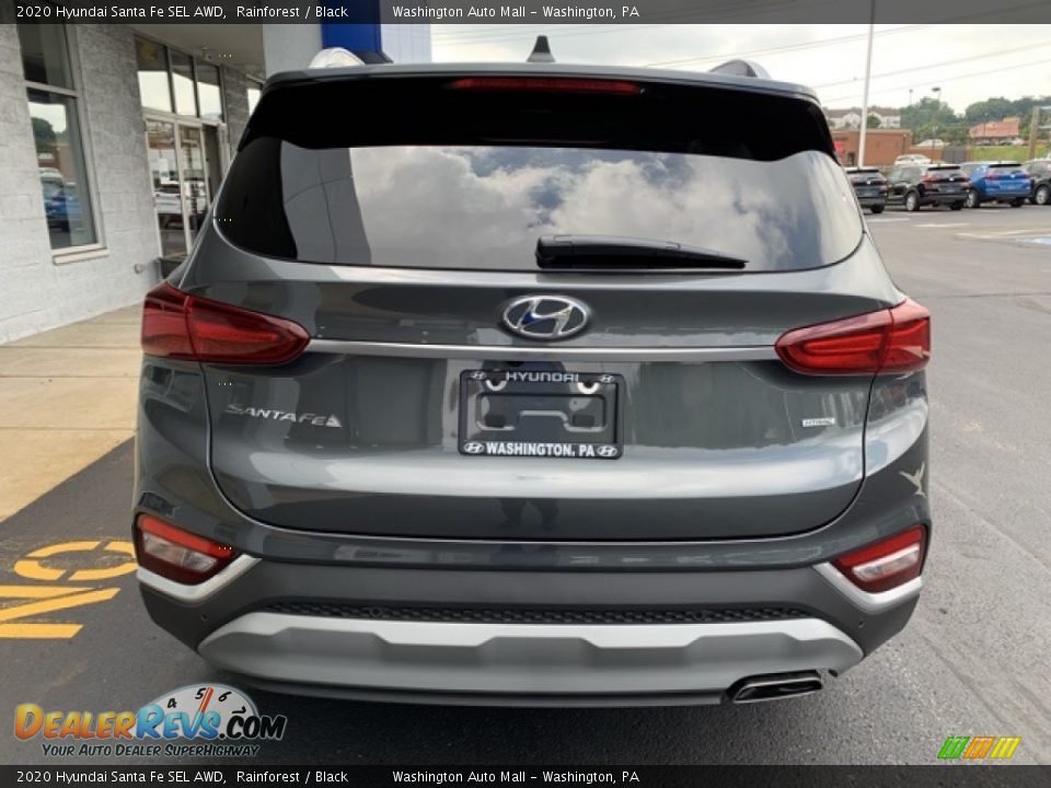 2020 Hyundai Santa Fe SEL AWD Rainforest / Black Photo #5