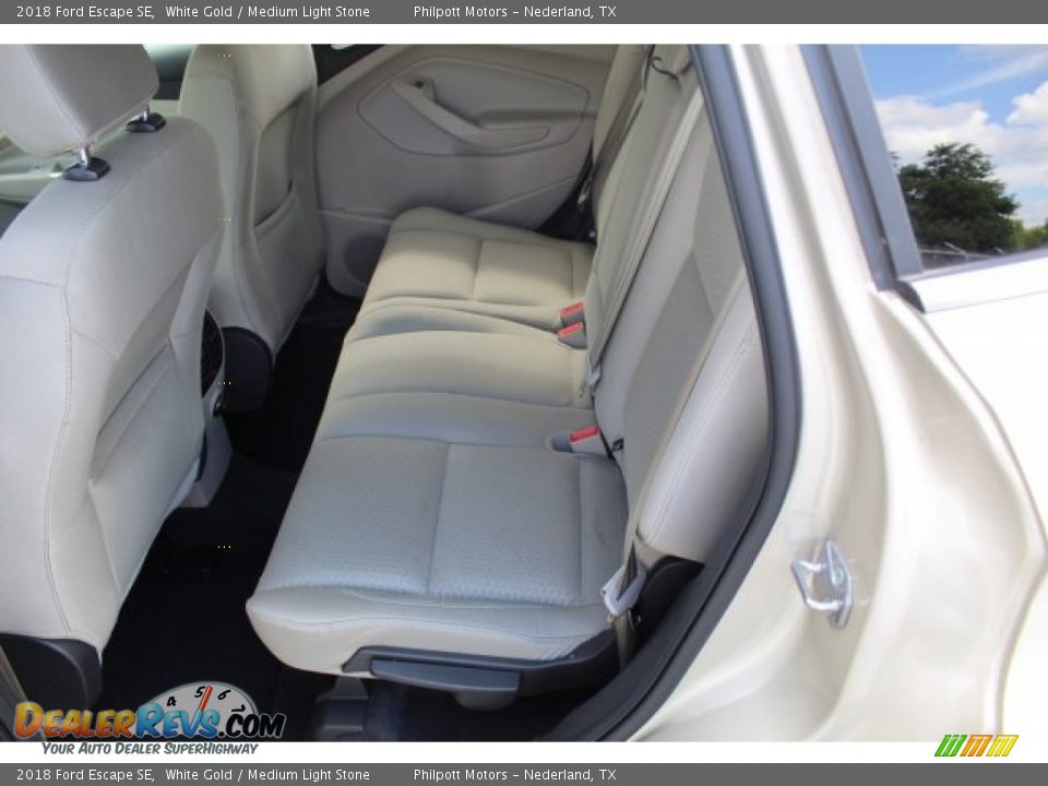 2018 Ford Escape SE White Gold / Medium Light Stone Photo #21