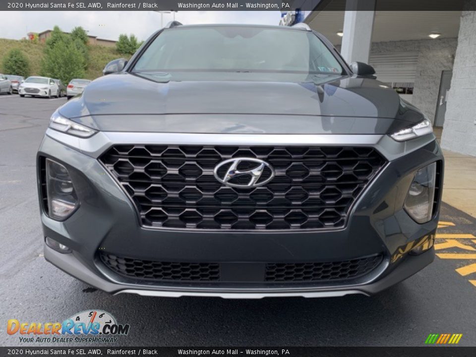 2020 Hyundai Santa Fe SEL AWD Rainforest / Black Photo #8