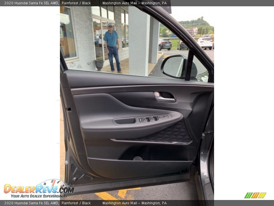 2020 Hyundai Santa Fe SEL AWD Rainforest / Black Photo #11