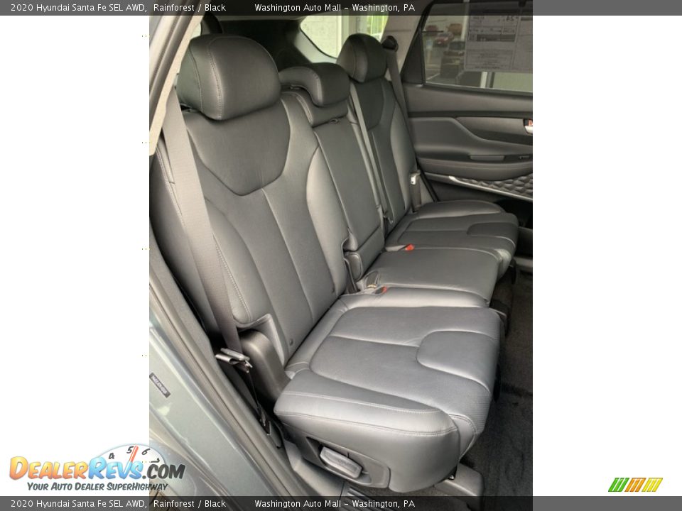 Rear Seat of 2020 Hyundai Santa Fe SEL AWD Photo #26
