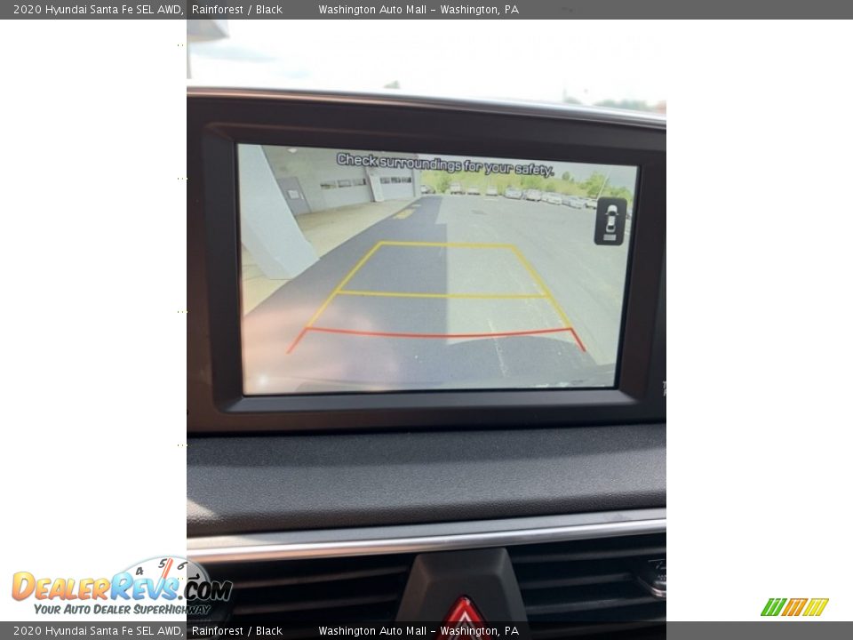 2020 Hyundai Santa Fe SEL AWD Rainforest / Black Photo #35