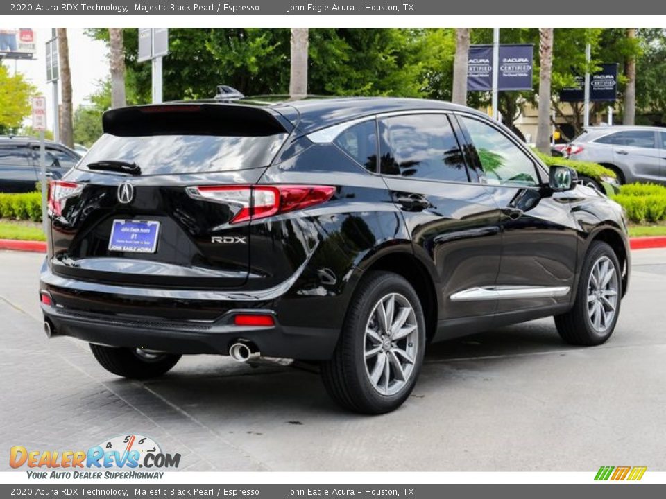 2020 Acura RDX Technology Majestic Black Pearl / Espresso Photo #7