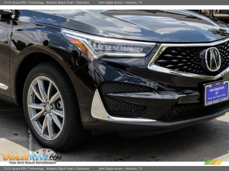 2020 Acura RDX Technology Majestic Black Pearl / Espresso Photo #11