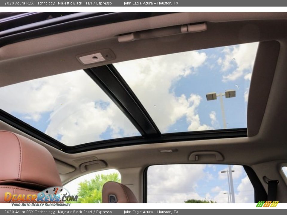2020 Acura RDX Technology Majestic Black Pearl / Espresso Photo #14