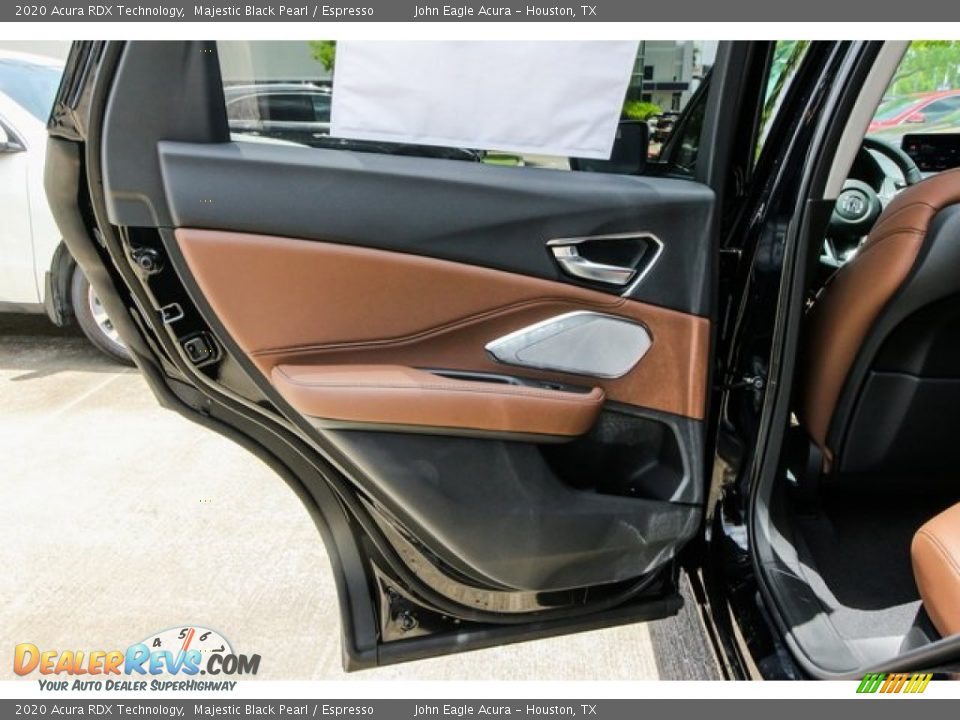 2020 Acura RDX Technology Majestic Black Pearl / Espresso Photo #18