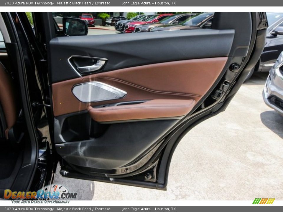 2020 Acura RDX Technology Majestic Black Pearl / Espresso Photo #22