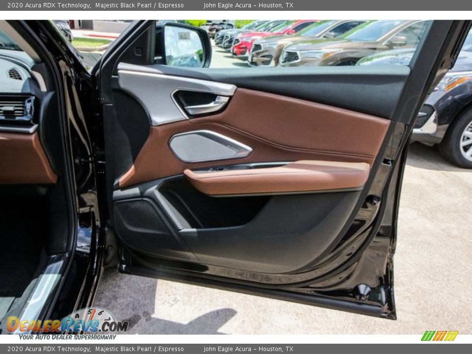 2020 Acura RDX Technology Majestic Black Pearl / Espresso Photo #24