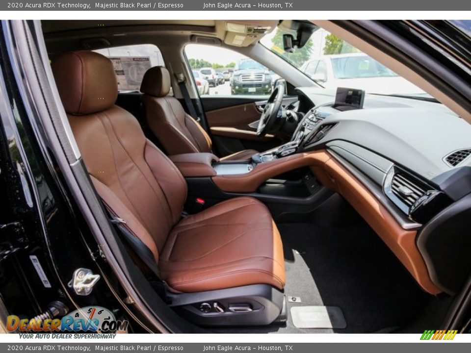 2020 Acura RDX Technology Majestic Black Pearl / Espresso Photo #25