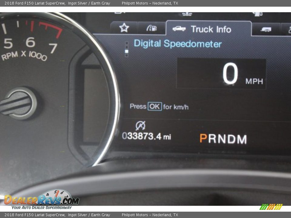 2018 Ford F150 Lariat SuperCrew Ingot Silver / Earth Gray Photo #16