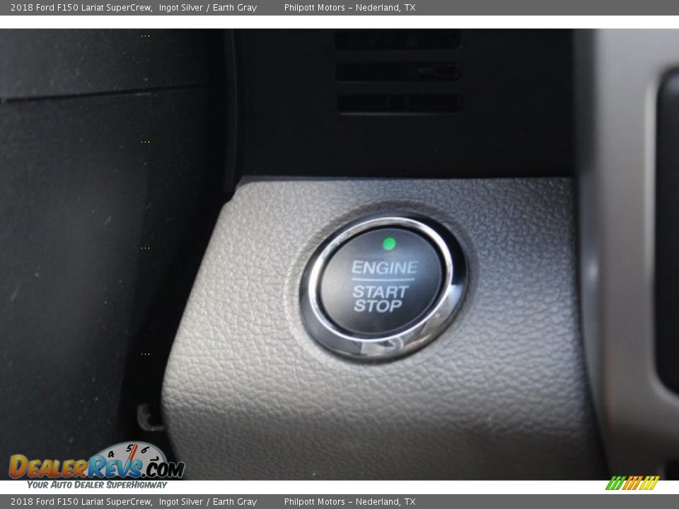 2018 Ford F150 Lariat SuperCrew Ingot Silver / Earth Gray Photo #19